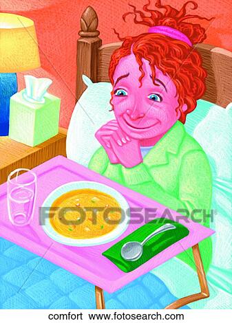 Stock Illustration of Comfort comfort - Search Clip Art, Drawings, Fine