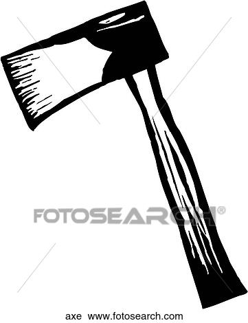 Clipart - axt axe - Suche Clip Art, Illustration Wandbilder