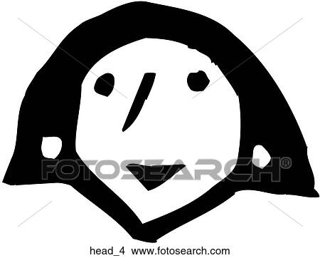 Clipart of Head 4 head_4 - Search Clip Art, Illustration Murals