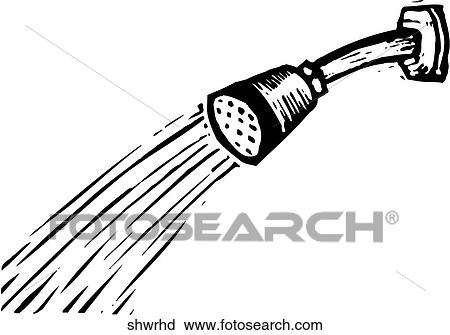 Clip Art That Save Water Shower Heads