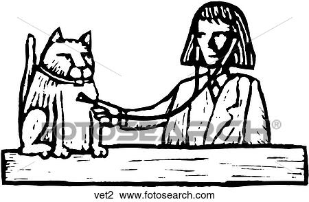 Clipart of Vet 2 vet2 - Search Clip Art, Illustration Murals, Drawings