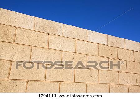Stock Photograph of Cinder block wall 1794119 - Search Stock