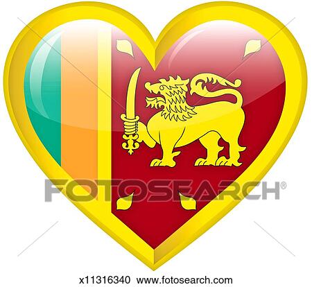 Heart National Flag Proud Of Sri Lanka Heart National Flag Proud Of Sri Lanka