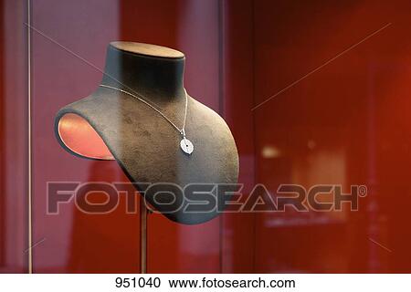 A Jewelry Store Window Display A Jewelry Store Window Display