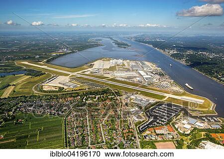 大厅, 在中, the, 空中客车, 机场, finkenwerder, 汉堡, 德国, 机场