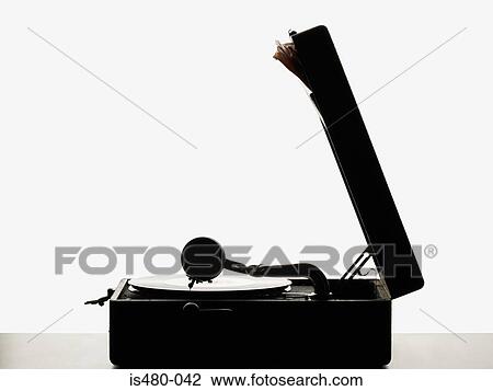 Stock Photo of Vintage record player is480-042 - Search Stock