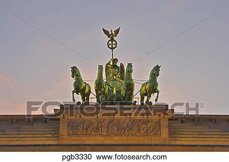 Stock Photography Of Germany, Berlin. Brandenburg Gate. Brandenburger ...