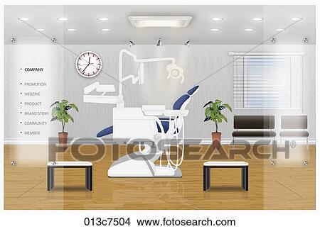 Drawings of dental clinic 013c7504 - Search Clip Art Illustrations