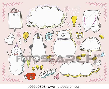 Stock Illustration of speech bubble designs ti066d0808 - Search EPS