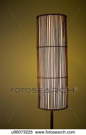 Stock Image of Detail contemporary floor lamp; San Diego; California ... Stock Image of Detail contemporary floor lamp; San Diego; California ...