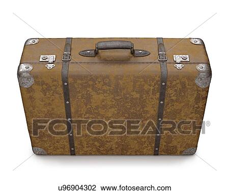 Clip Art of Vintage suitcase, illustration u96904302 ...