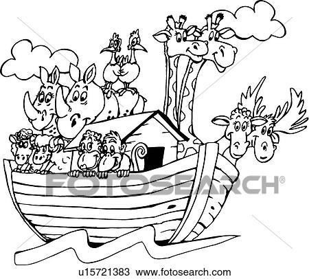 Clipart of Noahs Ark u15721383 - Search Clip Art, Illustration Murals ...