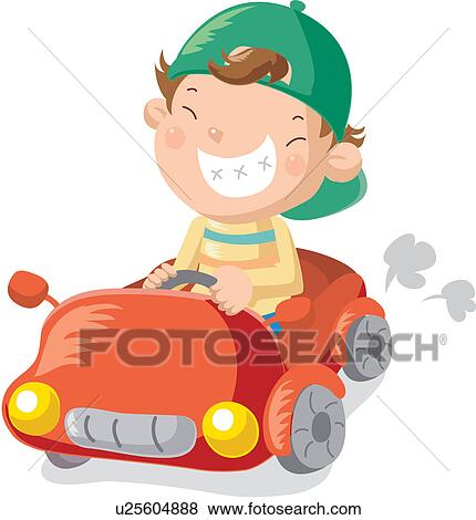 剪贴画 - 玩具, 摆脱, 汽车, 小轿车, 玩具 u25604