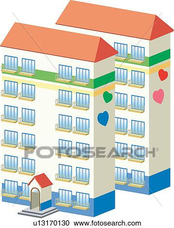 Apartment Building Graphic clipart of building, build, architecture, structure, apartment Apartment Building Graphic clipart of building, build, architecture, structure, apartment
