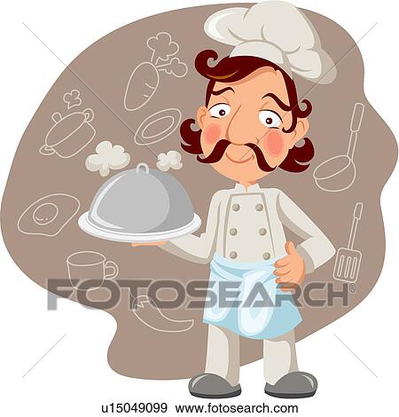 Clip Art Of Cooks Kitchen Restaurant Worker Full Clip Art Of Cooks Kitchen Restaurant Worker Full