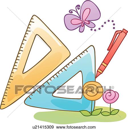剪贴画 - 三角形, 图标, 类别, 类别, 数学, 作品, 工具, 图标.