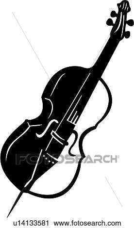 Clip Art Cello Clip Art clipart of cello instrument music musical u14133581 search fotosearch clip