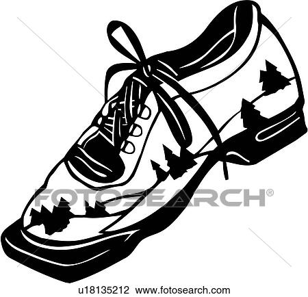 Clipart of , equipment, shoe, ski, sport, u18135212 - Search Clip Art