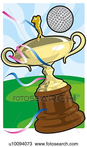 free clipart golf trophy - photo #19