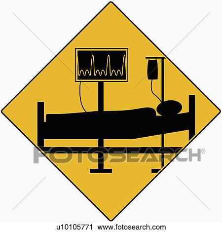 Clipart - Side profile of a patient lying on the bed. Fotosearch ...