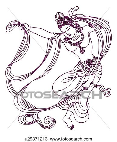 Drawing of Goddess u29371213 - Search Clipart, Illustration, Fine Art