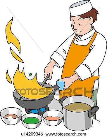 {Koch bei der arbeit clipart
14} Zeichnungen - gebäck, koch, Illustrative, technik u16218304 ... | {Koch bei der arbeit clipart
14}