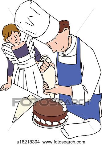 {Koch bei der arbeit clipart
56} Zeichnungen - gebäck, koch, Illustrative, technik u16218304 ... | {Koch bei der arbeit clipart
56}