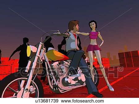 Frau sucht mann motorrad