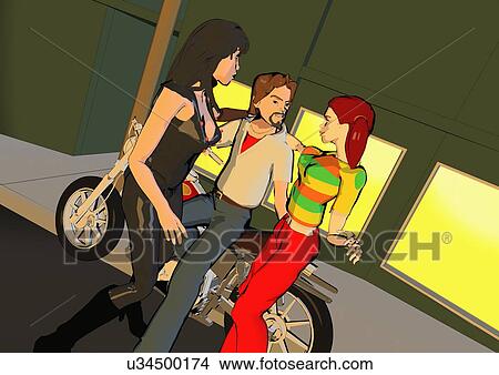 Frau sucht mann motorrad
