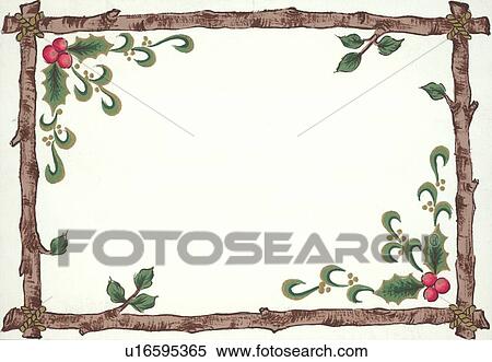 Stock Illustration of Christmas Frame u16595365 - Search Clipart