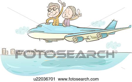 Clipart Of Sea Grandfather Travel Airplane Grandmother Parent Clipart Of Sea Grandfather Travel Airplane Grandmother Parent