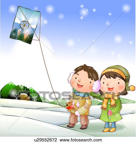 Drawings Of Children Fishing In Winter U11268724 Drawings Of Children Fishing In Winter U11268724