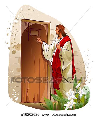 Amazing Cliparts Jesus Knocking Door Clipart 26 4570book