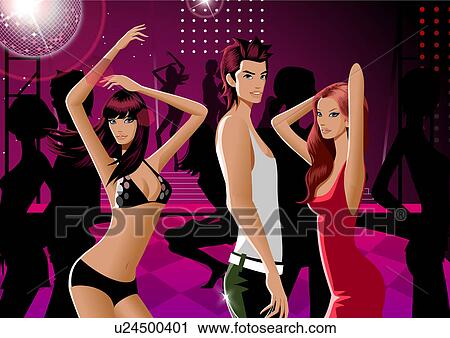 club nocturno casual bailando club nocturno casual bailando