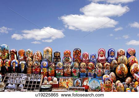 图片银行 - Matreshkas, 俄语, 纪念品, 色彩丰富
