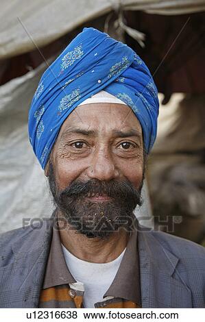 Picture - people <b>border man</b> person myanmar sikh punjabi . - u12316638
