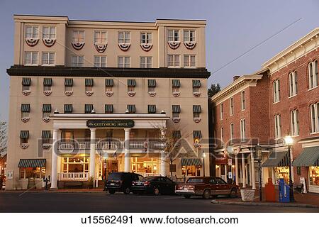 Gettysburg Hotels Downtown Rouydadnews Info Stock Photography Of Gettysburg Pa Pennsylvania Downtown