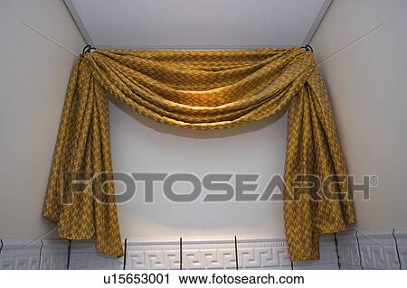 Stock Fotografie - decke, vorhang, design, drapieren, stoff u15653001