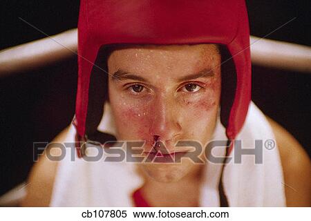 图片银行 - 拳击手, 带, 流血, 鼻子 cb107805 - 搜