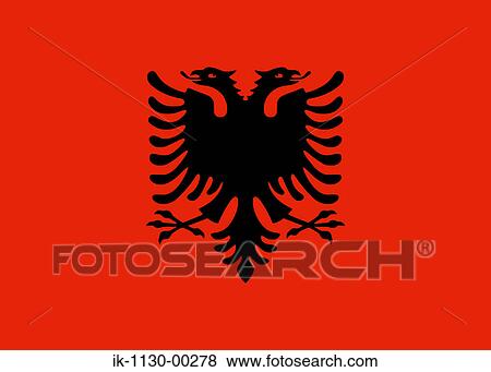 Albania National Flag View Large Photo Image Stock Photo - Albania National Flag. Fotosearch
