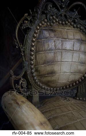 Alligator Leather Chair View Large Photo Image Stock Photography - Alligator Leather Chair. Fotosearch