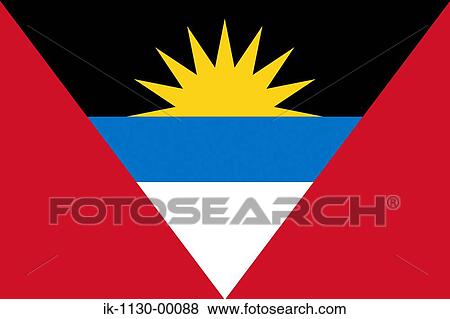 Stock Photo - Antigua and Barbuda National Flag. Fotosearch
