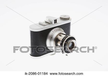Picture - Antique Camera on White Background. Fotosearch