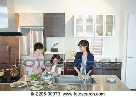 Asian family serving food in plates View Large Photo Image Stock Image - Asian family serving food in plates. Fotosearch