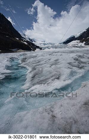 Athabasca Glacier in Canadian Rockies View Large Photo Image Stock Image - Athabasca Glacier in Canadian Rockies. Fotosearch