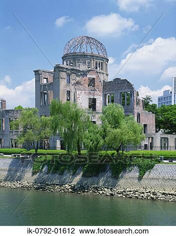Stock Image - Atomic Bomb Dome in Hiroshima, Japan. Fotosearch
