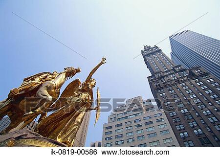 Augustus Saint-Gaudens Statue View Large Photo Image Stock Photograph - Augustus Saint-Gaudens Statue. Fotosearch