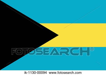 Bahamas National Flag View Large Photo Image Picture - Bahamas National Flag. Fotosearch