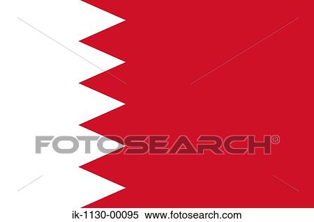 Stock Photography - Bahrain National Flag. Fotosearch