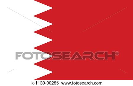 Stock Photography - Bahrain National Flag. Fotosearch